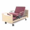 Кровать электрическая MED-MOS DB-2B с поворотным креслом в левую сторону (светлое дерево)