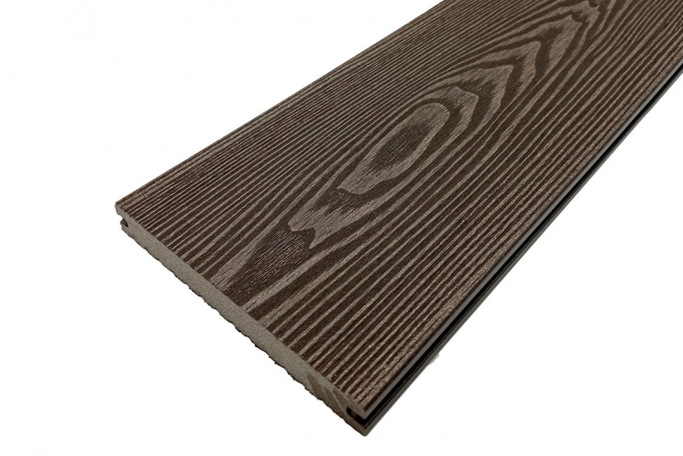 Террасная доска Holzhof Solid полнотелая 150*18*6000мм, венге, П6