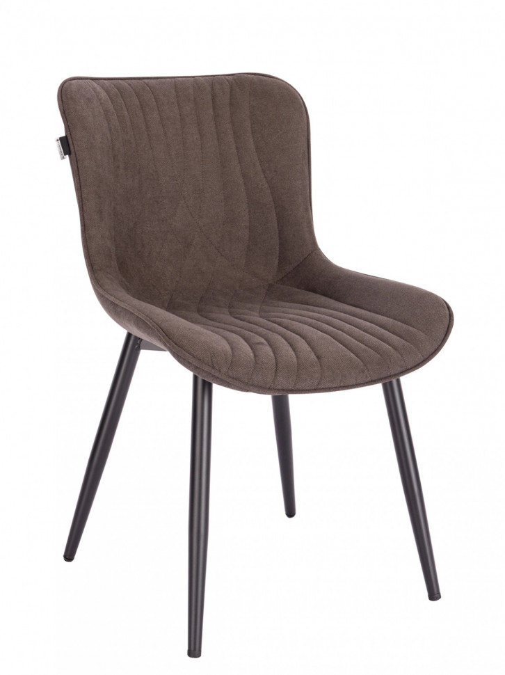 Стул обеденный Everprof Aqua Ткань Темно-коричневый